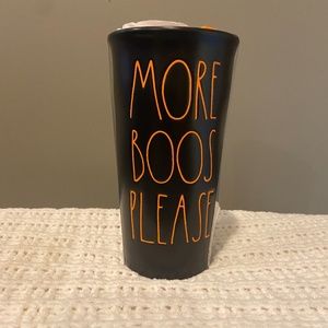 Rae Dunn MORE BOOS PLEASE tumbler - RARE -